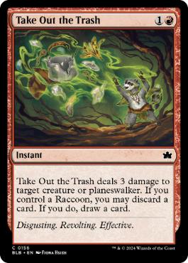 [156]【EN】ポイ捨て/Take Out the Trash【BLB】[C][赤]