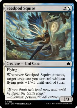 [232]【EN】豆殻の従者/Seedpod Squire【BLB】[C][多色]