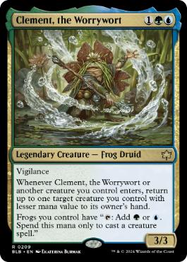 [209]【EN】心配潮、クレメント/Clement, the Worrywort【BLB】[R][多色]