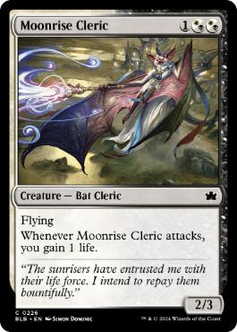 [226]【EN】月の出の僧侶/Moonrise Cleric【BLB】[C][多色]