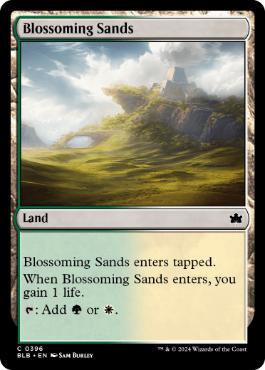 [396]【EN】花咲く砂地/Blossoming Sands【BLB】[C][土地]