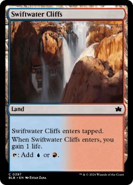 [397]【EN】急流の崖/Swiftwater Cliffs【BLB】[C][土地]