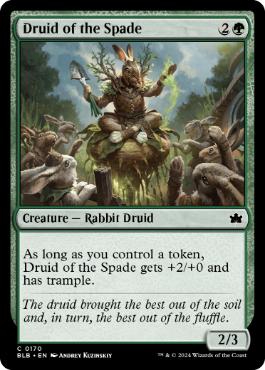 [170]【EN】【FOIL】鋤のドルイド/Druid of the Spade【BLB】[C][緑]