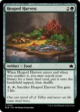 [175]【EN】【FOIL】山積みの収穫/Heaped Harvest【BLB】[C][緑]