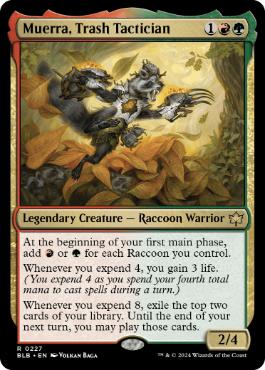 [227]【EN】【FOIL】ゴミの策略家、ムエラ/Muerra, Trash Tactician【BLB】[R][多色]