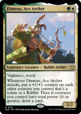 [212]【EN】【FOIL】腕利きの射手、フィニアス/Finneas, Ace Archer【BLB】[R][多色]