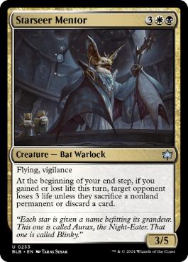 [233]【EN】【FOIL】星見の導師/Starseer Mentor【BLB】[U][多色]