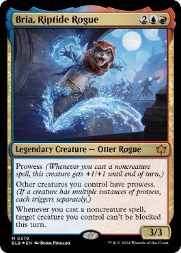 [379]【EN】【FOIL】激浪のならず者、ブリア/Bria, Riptide Rogue【BLB】[M][多色]