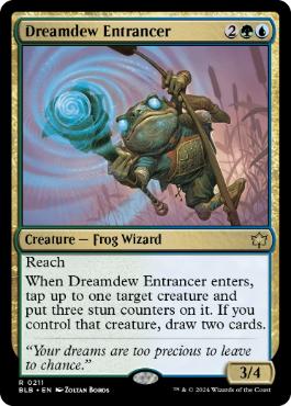 [211]【EN】【FOIL】夢露の幻惑者/Dreamdew Entrancer【BLB】[R][多色]
