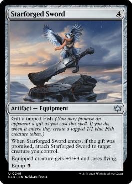 [249]【EN】【FOIL】隕石製の剣/Starforged Sword【BLB】[U][茶]