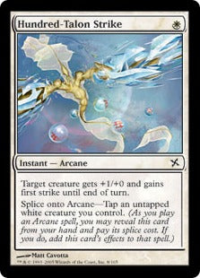 [008]【EN】【FOIL】百爪の一撃/Hundred-Talon Strike【BOK】[C][白]