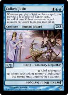 [031]【EN】【FOIL】未熟な呪士/Callow Jushi【BOK】[U][青]