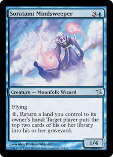 [052]【EN】【FOIL】空民の精神浚い/Soratami Mindsweeper【BOK】[U][青]