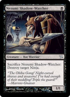 [074]【EN】【FOIL】鼠の影張り/Nezumi Shadow-Watcher【BOK】[U][黒]