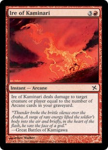 [109]【EN】【FOIL】禍御鳴の激憤/Ire of Kaminari【BOK】[C][赤]