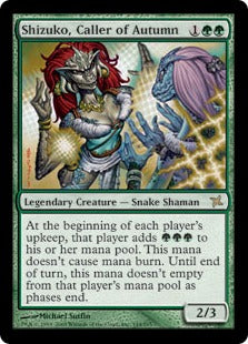 [144]【EN】秋の呼び手、しず子/Shizuko, Caller of Autumn【BOK】[R][緑]