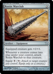 [158]【EN】【FOIL】浪人の戦棍/Ronin Warclub【BOK】[U][茶]