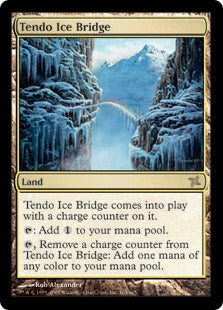 [165]【EN】【FOIL】氷の橋、天戸/Tendo Ice Bridge【BOK】[R][土地]