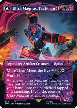 [029]【EN】【FOIL】■シャッタード・グラス■戦術家、ウルトラマグナス/Ultra Magnus, Tactician【BOT】[M][多色]
