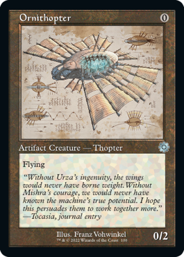 [100]【EN】■設計図■羽ばたき飛行機械/Ornithopter【BRR】[U][茶]