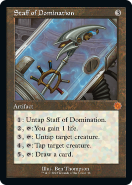[056]【EN】■旧枠■威圧の杖/Staff of Domination【BRR】[M][茶]