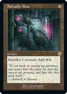 [004]【EN】【FOIL】■旧枠■アシュノッドの供犠台/Ashnod's Altar【BRR】[R][茶]