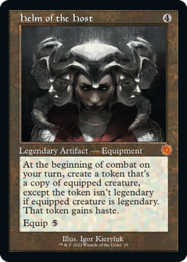 [019]【EN】【FOIL】■旧枠■多勢の兜/Helm of the Host【BRR】[M][茶]