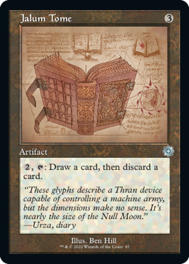 [087]【EN】【FOIL】■設計図■ジェイラム秘本/Jalum Tome【BRR】[U][茶]
