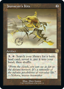 [025]【EN】【FOIL】■旧枠■旅行者の凧/Journeyer's Kite【BRR】[R][茶]
