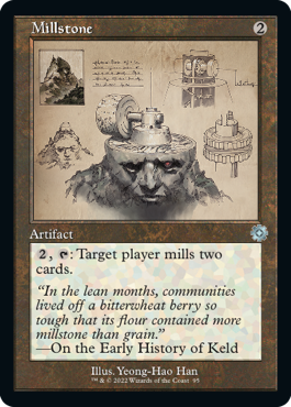 [095]【EN】【FOIL】■設計図■石臼/Millstone【BRR】[U][茶]