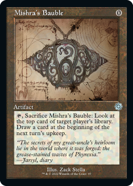 [097]【EN】【FOIL】■設計図■ミシュラのガラクタ/Mishra's Bauble【BRR】[U][茶]