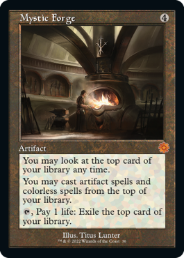 [036]【EN】【FOIL】■旧枠■神秘の炉/Mystic Forge【BRR】[M][茶]