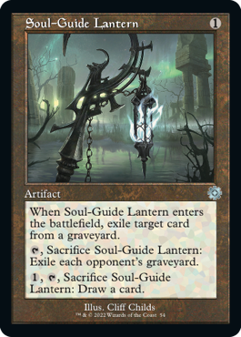 [054]【EN】【FOIL】■旧枠■魂標ランタン/Soul-Guide Lantern【BRR】[U][茶]