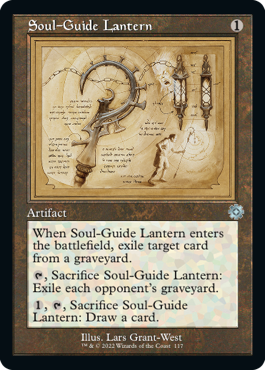 [117]【EN】【FOIL】■設計図■魂標ランタン/Soul-Guide Lantern【BRR】[U][茶]