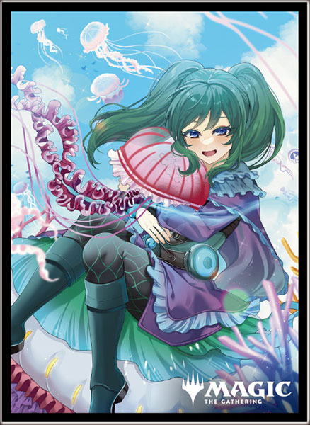 MTG『ファウンデーションズ』≪クラゲ追い、サイネッテ≫スリーブ