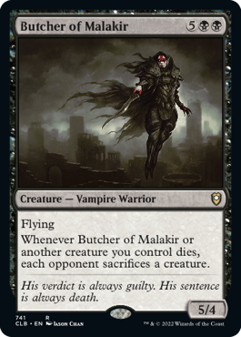 [741]【EN】マラキールの解体者/Butcher of Malakir【CLB】[R][黒]