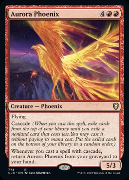 [778]【EN】オーロラのフェニックス/Aurora Phoenix【CLB】[R][赤]