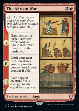 [777]【EN】アクロス戦争/The Akroan War【CLB】[R][赤]