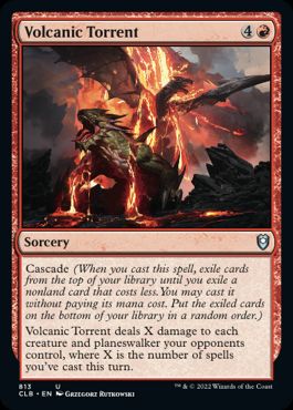 [813]【EN】火山の奔流/Volcanic Torrent【CLB】[U][赤]