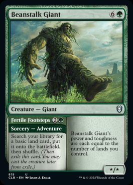 [819]【EN】豆の木の巨人/Beanstalk Giant【CLB】[U][緑]