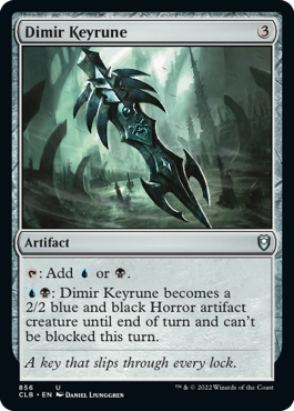 [856]【EN】ディミーアの魔鍵/Dimir Keyrune【CLB】[U][茶]