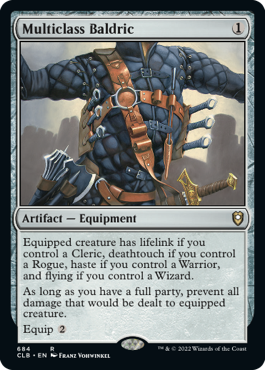 [684]【EN】マルチクラスの飾り帯/Multiclass Baldric【CLB】[R][茶]