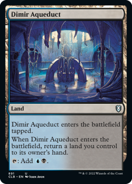 [891]【EN】ディミーアの水路/Dimir Aqueduct【CLB】[U][土地]