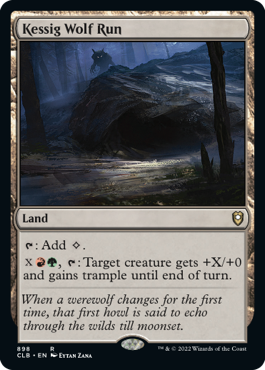 [898]【EN】ケッシグの狼の地/Kessig Wolf Run【CLB】[R][土地]