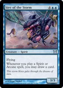 [085]【EN】【FOIL】嵐の種父/Sire of the Storm【CHK】[U][青]