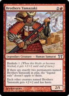 [160b]【EN】【FOIL】山崎兄弟/Brothers Yamazaki【CHK】[U][赤]