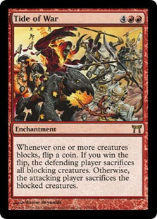 [194]【EN】【FOIL】戦いの潮目/Tide of War【CHK】[R][赤]
