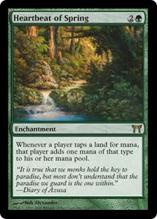 [212]【EN】【FOIL】春の鼓動/Heartbeat of Spring【CHK】[R][緑]