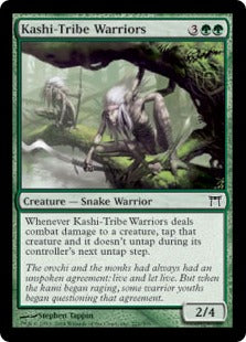 [221]【EN】【FOIL】樫族の戦士/Kashi-Tribe Warriors【CHK】[C][緑]