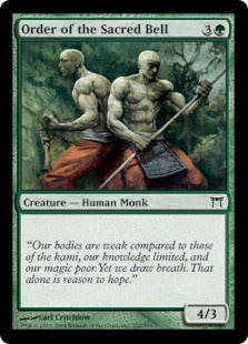 [232]【EN】【FOIL】聖鐘の僧団/Order of the Sacred Bell【CHK】[C][緑]